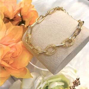 NEW! Gold Mesh Link Bracelet